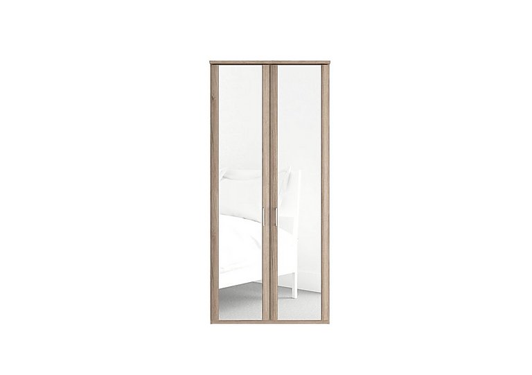 Wiemann - Oxford 2 Door Hinged Wardrobe with Mirrors - Holm Oak