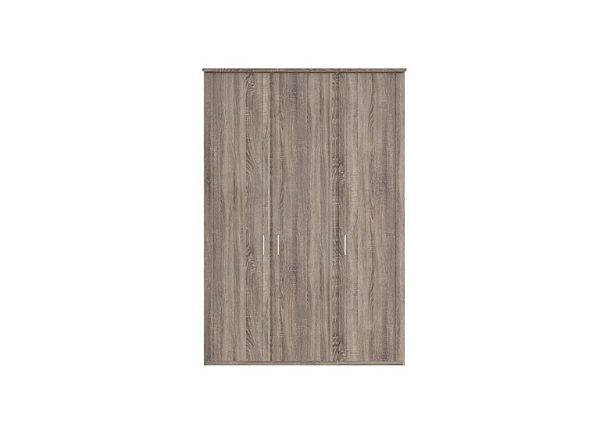 Wiemann  Oxford 3 Door Hinged Wardrobe  Rustic Oak | Bed Sava