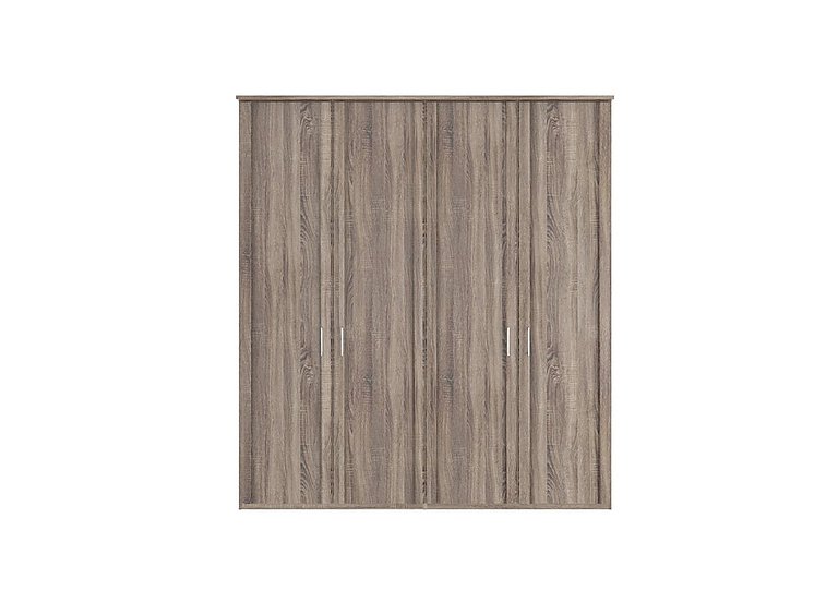 Wiemann - Oxford 4 Door Hinged Wardrobe - Rustic Oak