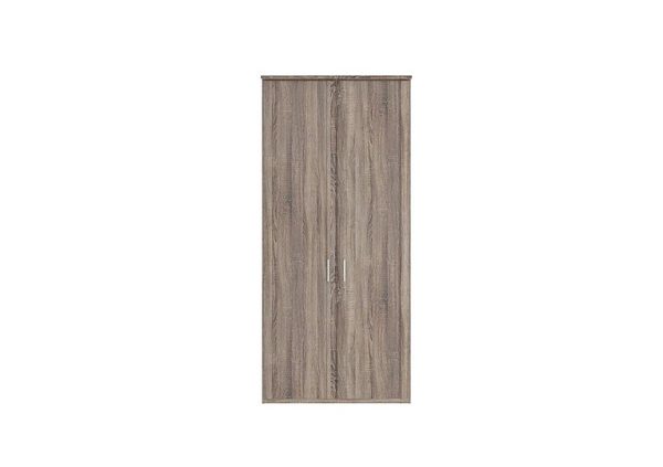 Wiemann  Oxford 2 Door Hinged Wardrobe  Rustic Oak | Bed Sava