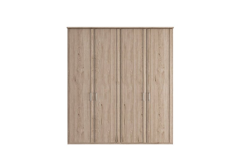 Wiemann - Oxford 4 Door Hinged Wardrobe - Holm Oak