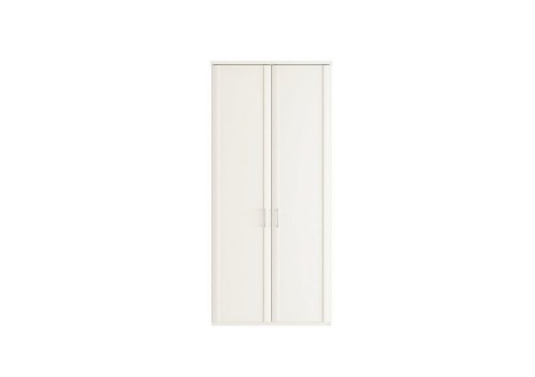 Wiemann  Oxford 2 Door Hinged Wardrobe  White | Bed Sava