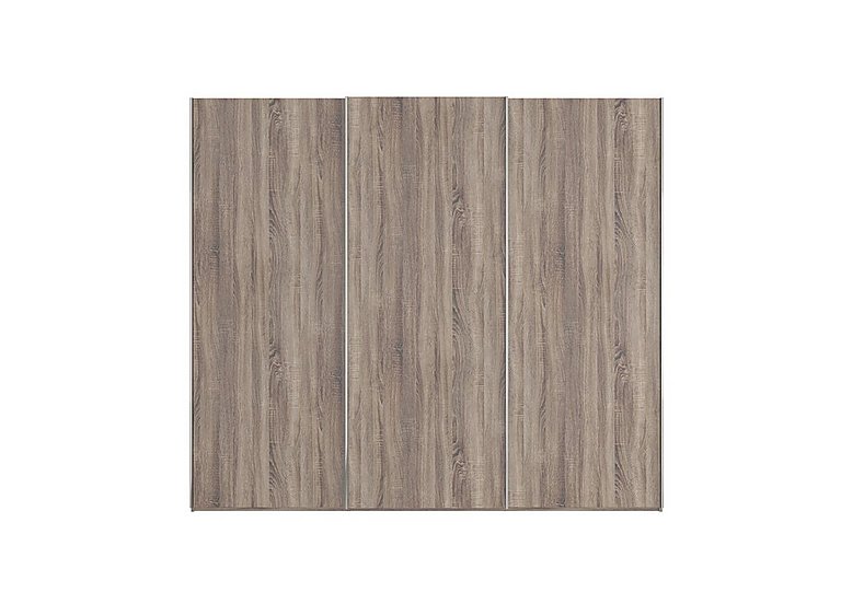 Wiemann - Oxford 3 Door Sliding 250 cm Wardrobe - Rustic Oak