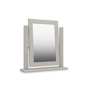 London Bedrooms  Bexley Dressing Table Mirror  Light Grey | Bed Sava