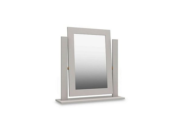 London Bedrooms  Bexley Dressing Table Mirror  Light Grey | Bed Sava