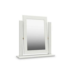 London Bedrooms  Bexley Dressing Table Mirror  White | Bed Sava