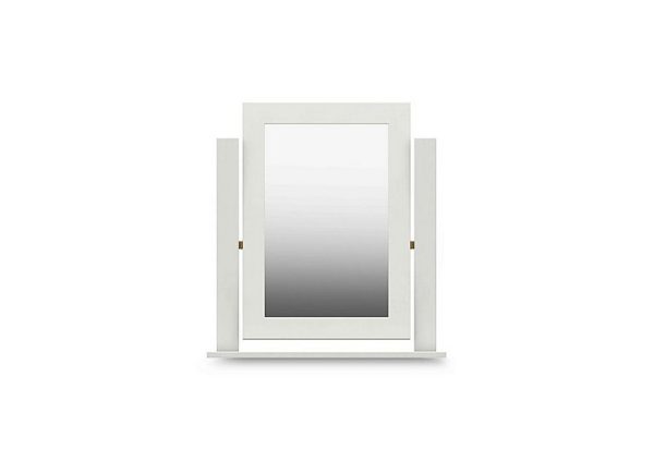 London Bedrooms  Marylebone Dressing Table Mirror  White | Bed Sava