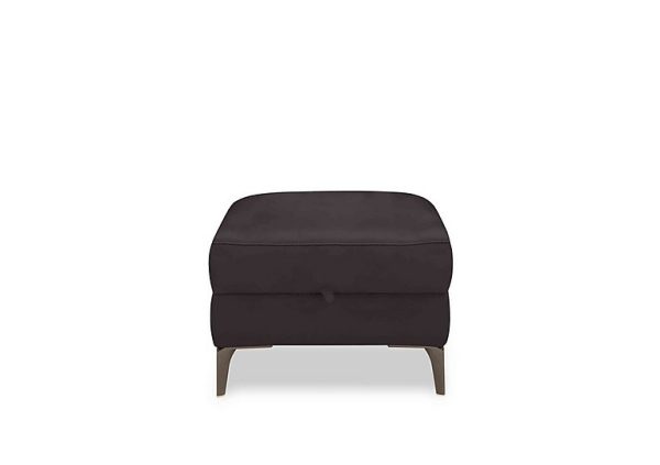 New York NC Leather Storage Footstool | Bed Sava