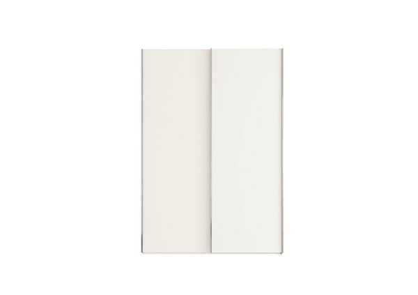 Wiemann  Oxford 2 Door Sliding 150 cm Wardrobe  White | Bed Sava