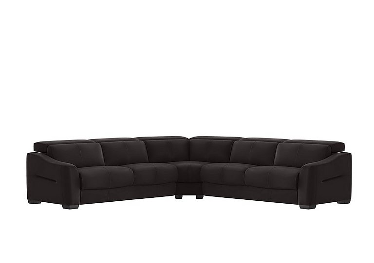 Xavier NC Leather Large Corner Sofa