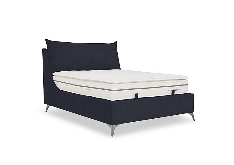 Sanctuary Ottoman Bed Frame - Double - Smooth Midnight