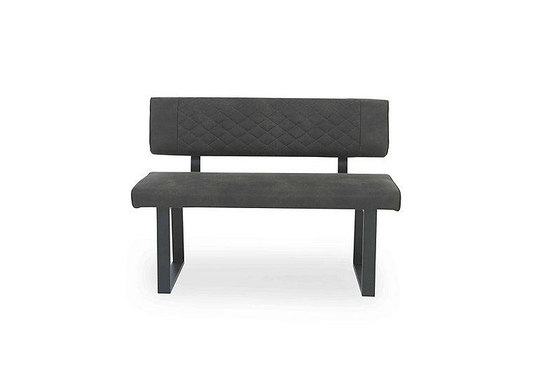 Warrior High Back Dining Bench - Grey