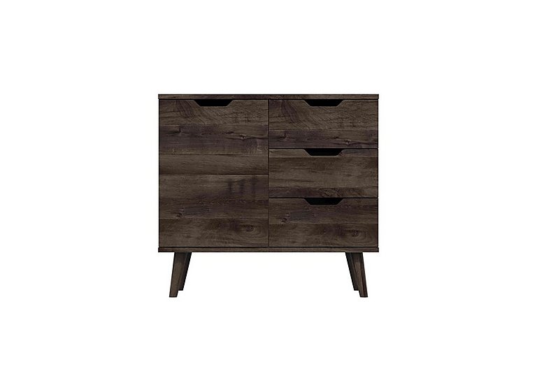 London Bedrooms - Finchley Compact Sideboard - Dark Oak