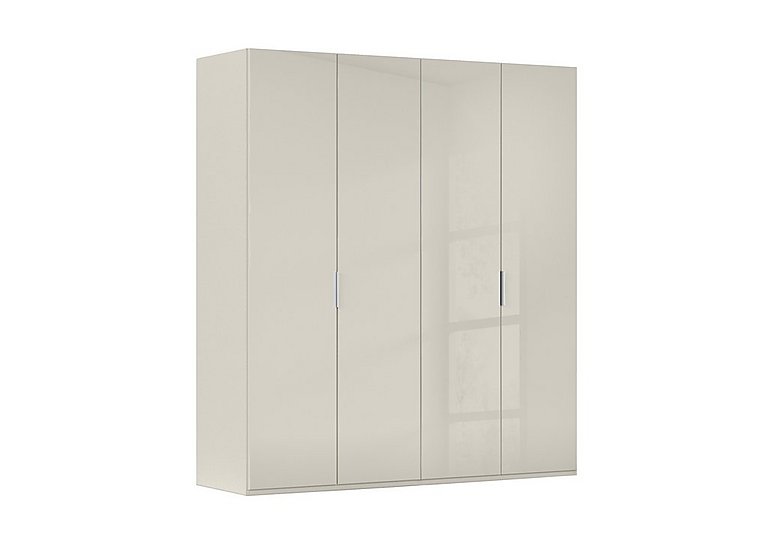 Rauch - Formes 4 Door Bifold Wardrobe with Glass Doors