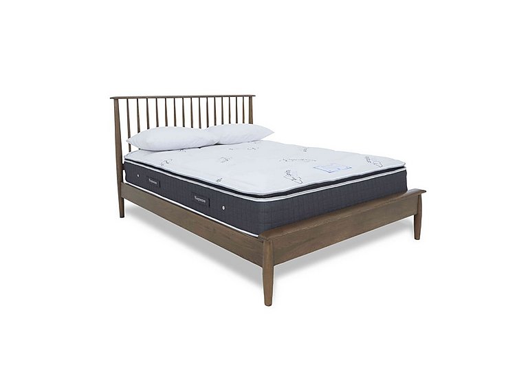 Stockholm Low Foot End Bed Frame - Double - Dark Oak