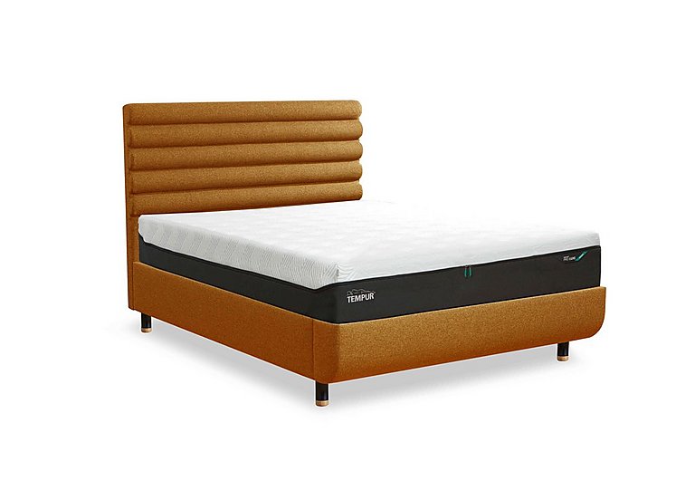 TEMPUR - Arc Disc Ottoman Bed Frame with Vectra Headboard - King Size - Matt Black