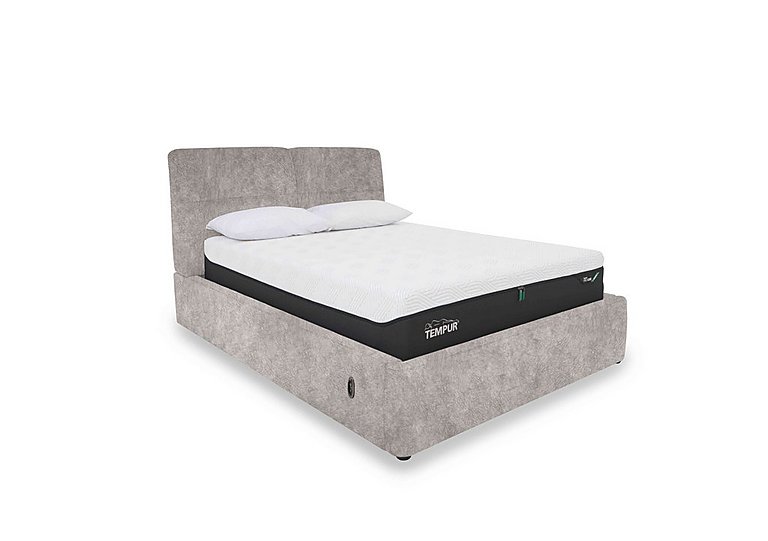 Stark Fabric Electric Ottoman Bed Frame - Super King - Grey