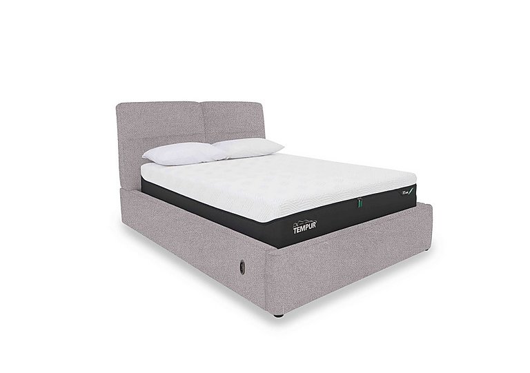 Stark Fabric Electric Ottoman Bed Frame - Super King - R27 Pewter