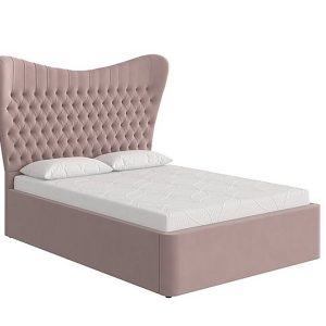 Caesar Bedframe  Super King  Velvet Blu | Bed Sava