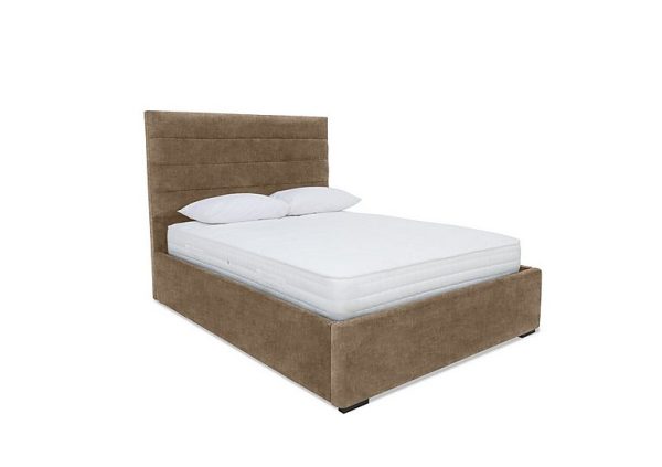 Sleep Story  Horizon Electric Ottoman Bed Frame  Double  Lace Caramel | Bed Sava
