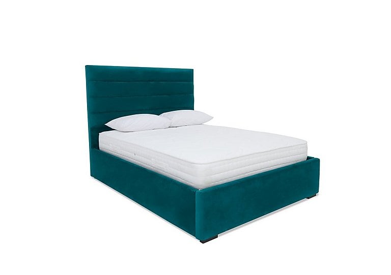 Sleep Story - Horizon Electric Ottoman Bed Frame - Super King - Plush Atlantic