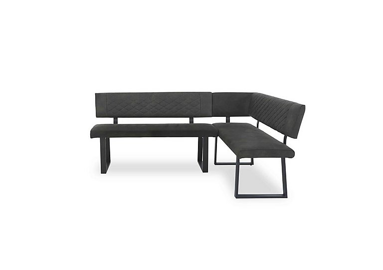 Warrior Right Hand Facing Corner Dining Bench - Grey