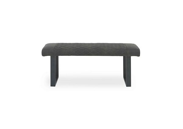 Warrior Standard Dining Bench  Grey | Bed Sava