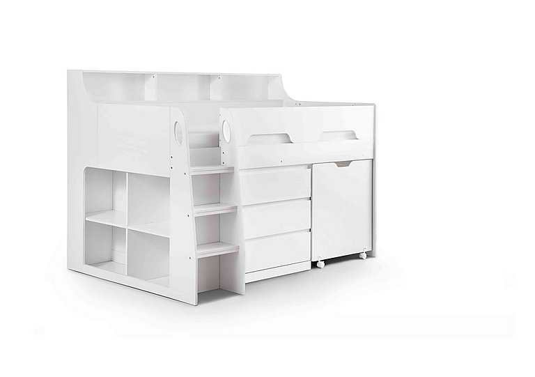 Bjorn Mid Sleeper with Desk and Storage