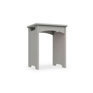 London Bedrooms  Bexley Dressing Table Stool  Light Grey | Bed Sava