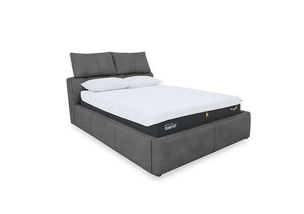 Tyrell Fabric Manual Ottoman Bed Frame  Super King  Graphite | Bed Sava