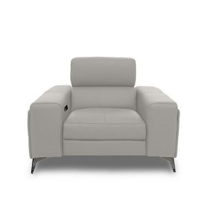 Action Leather Power Recliner Armchair | Bed Sava