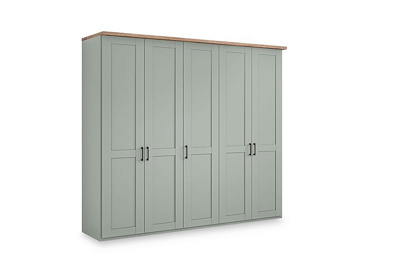Wiemann - Adeline 5 Door Hinged Wardrobe - Sage