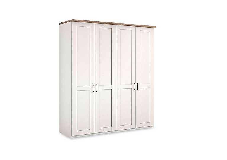 Wiemann - Adeline 4 Door Hinged Wardrobe - White