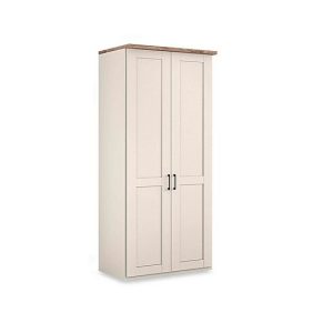 Wiemann  Adeline 2 Door Hinged Wardrobe  Champagne | Bed Sava