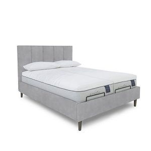 E Motion Aiko Dual Adjustable Bed Frame  King Size  Aston Silver | Bed Sava