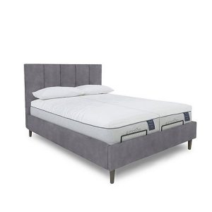 E Motion Aiko Dual Adjustable Bed Frame  King Size  Aston Steel | Bed Sava