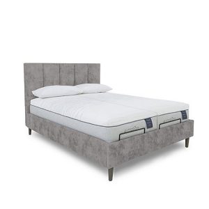 E Motion Aiko Dual Adjustable Bed Frame  King Size  Daytona Silver | Bed Sava