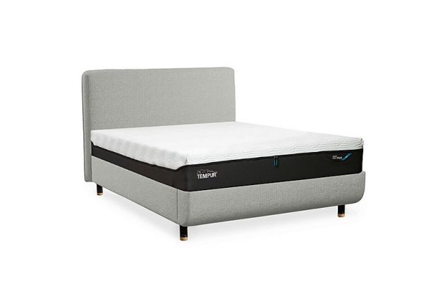 TEMPUR  Arc Disc Bed Frame with Form Headboard  King Size  Earl Grey | Bed Sava
