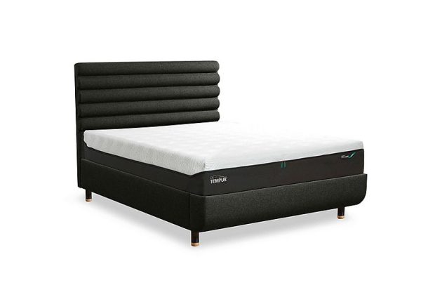 TEMPUR  Arc Disc Bed Frame with Vectra Headboard  Super King with Oak Feet | Bed Sava
