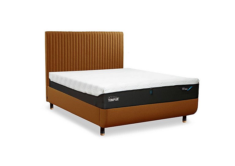 TEMPUR - Arc Disc Ottoman Bed Frame with Vertical Headboard - King Size