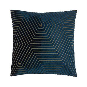 Avira Feather Cushion  Navy | Bed Sava