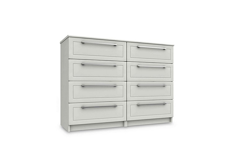 London Bedrooms - Bexley 8 Drawer Chest - White