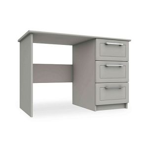 London Bedrooms  Bexley 3 Drawer Dressing Table  Light Grey | Bed Sava
