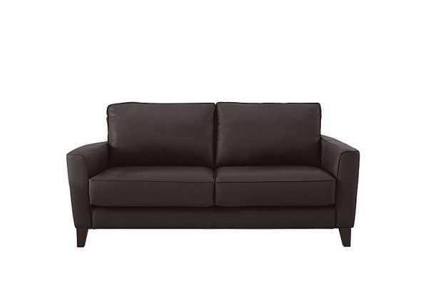 Brondby 2 Seater NC Leather Sofa | Bed Sava