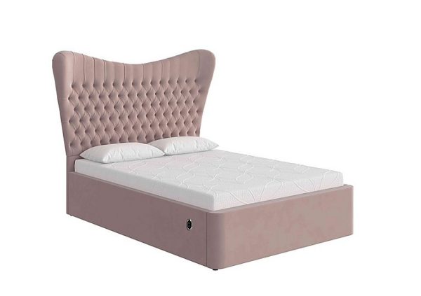 Caesar Electric Ottoman Bed Frame  King Size  Velvet Blu | Bed Sava