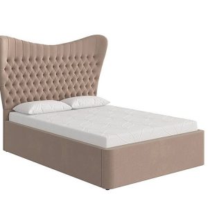 Caesar Ottoman Bedframe  Super King  Savannah Mocha | Bed Sava