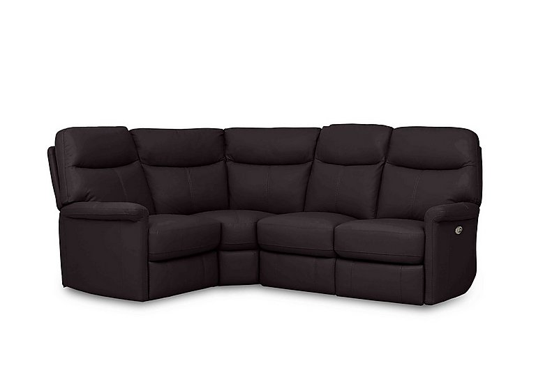 Compact Collection Lille NC Leather Power Recliner Left Hand Facing Corner Sofa