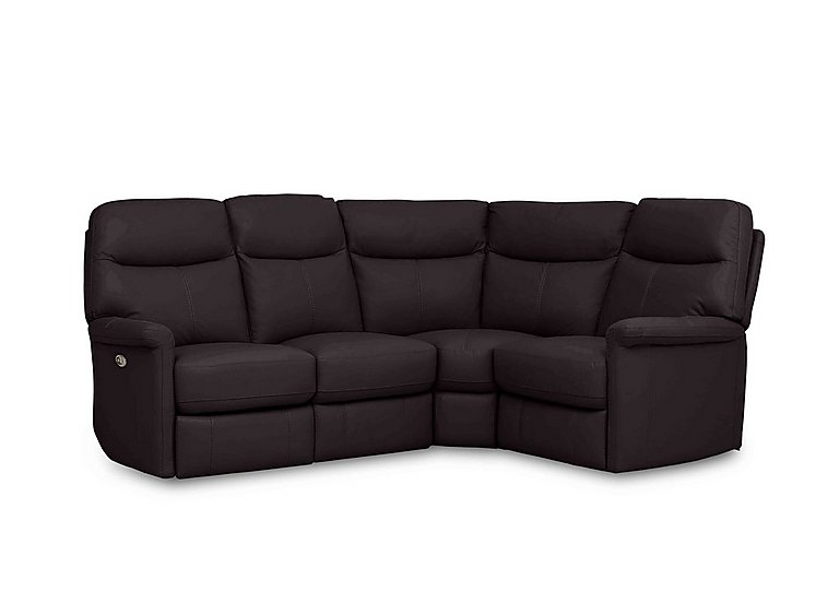 Compact Collection Lille NC Leather Power Recliner Right Hand Facing Corner Sofa