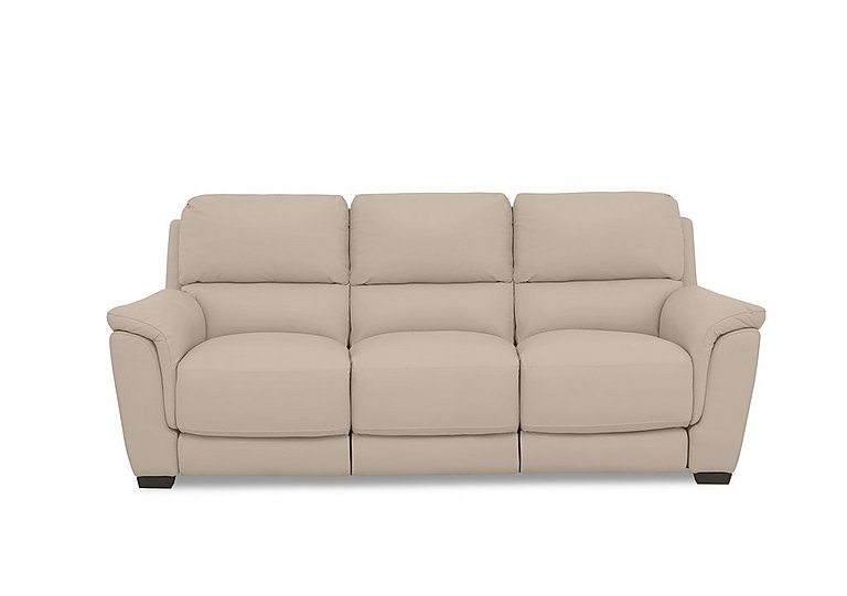 Compact Collection Medio 3 Seater HW Leather Sofa with Power Recliner