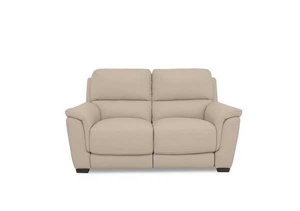 Compact Collection Medio 2 Seater HW Leather Sofa with Power Recliner | Bed Sava